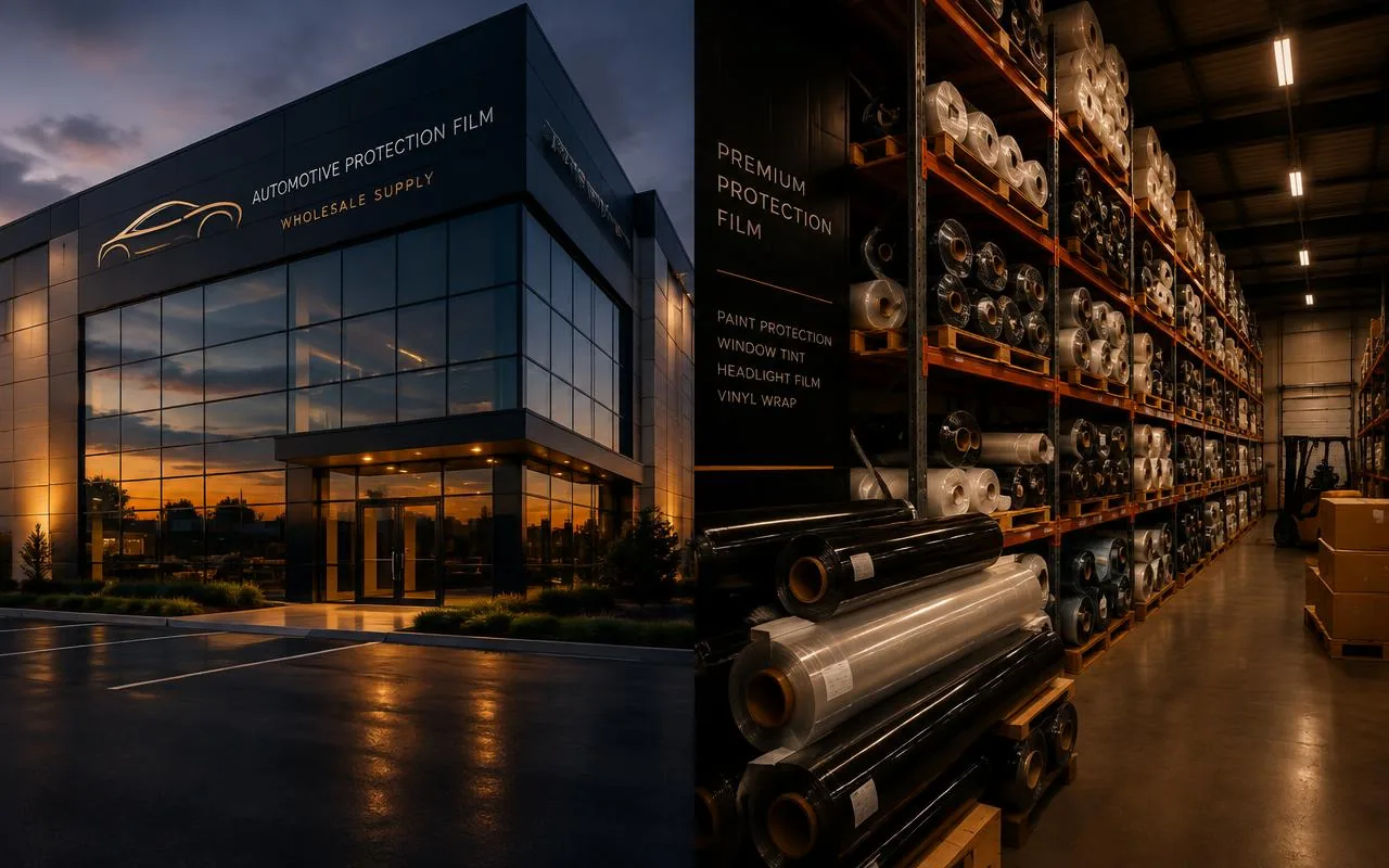Paint protection and window film rolls for wholesale at Quad Axis Global, Riyadh